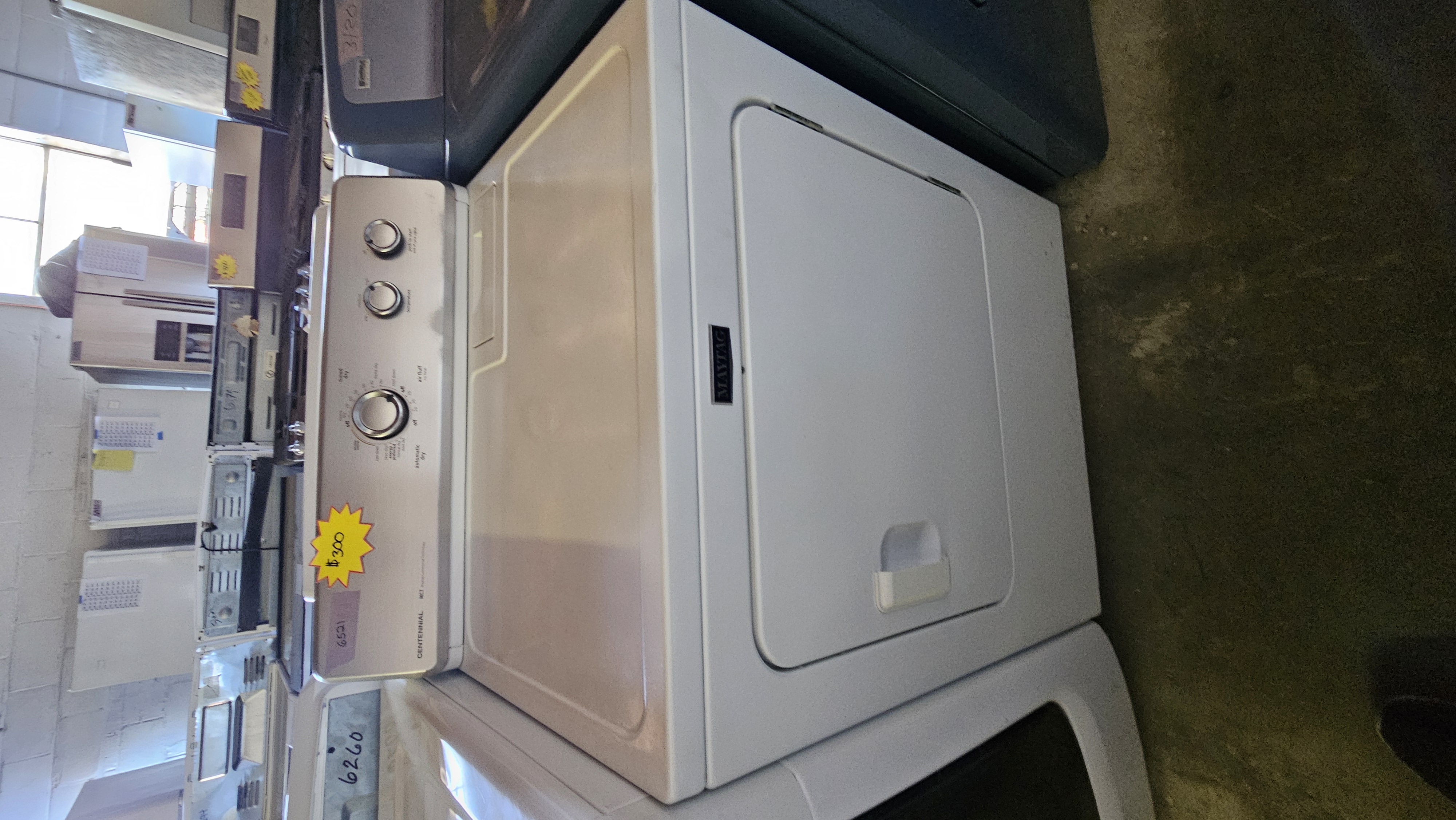 Maytag - Centennial 7.0 cu. ft. Electric Dryer with Auto Dry