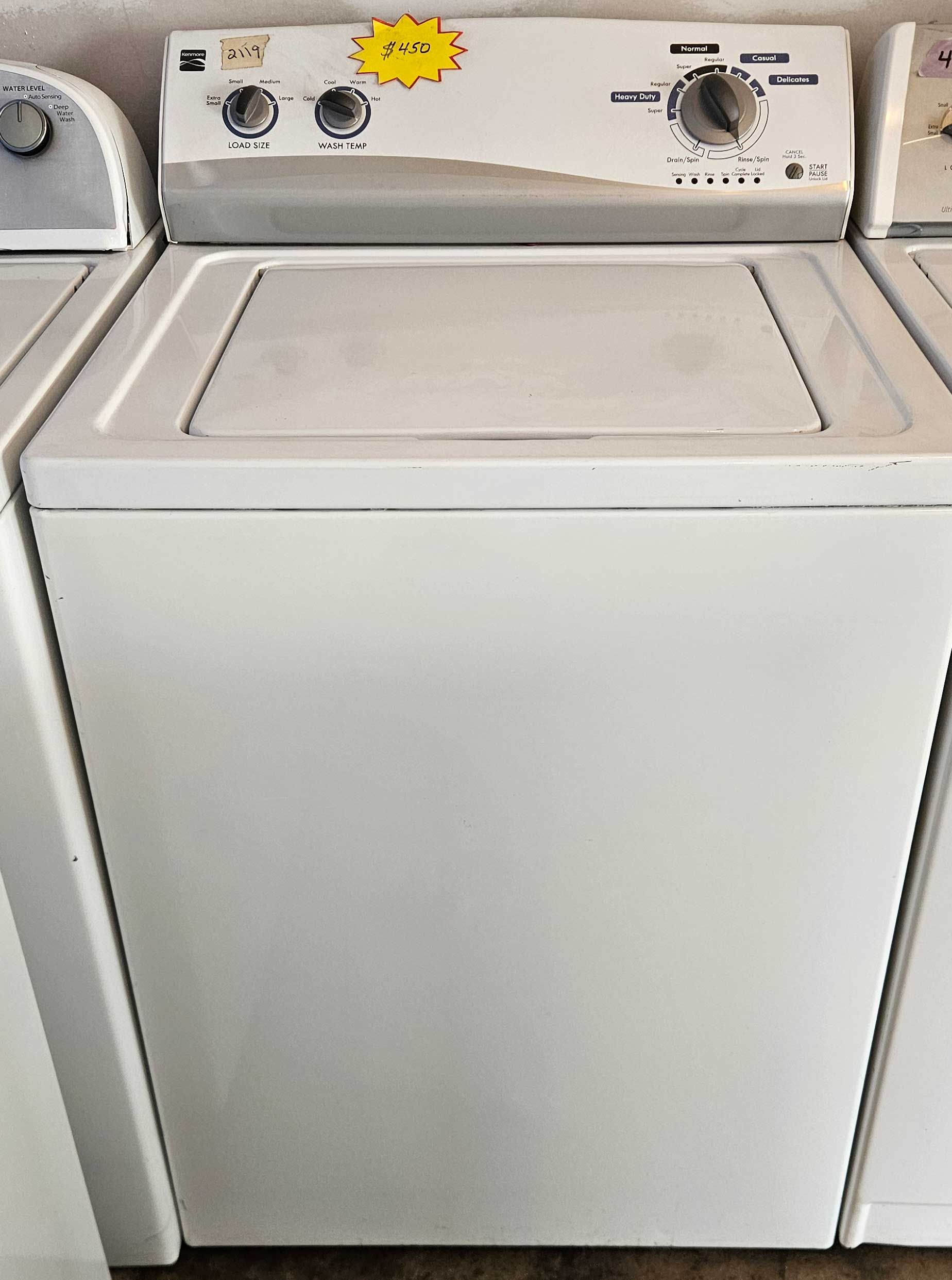 Kenmore - Washer - Top Load / Agitator
